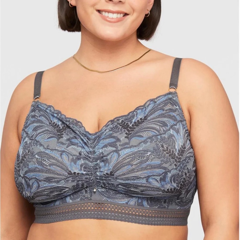 Montelle Silk & Smoke Lace Bra